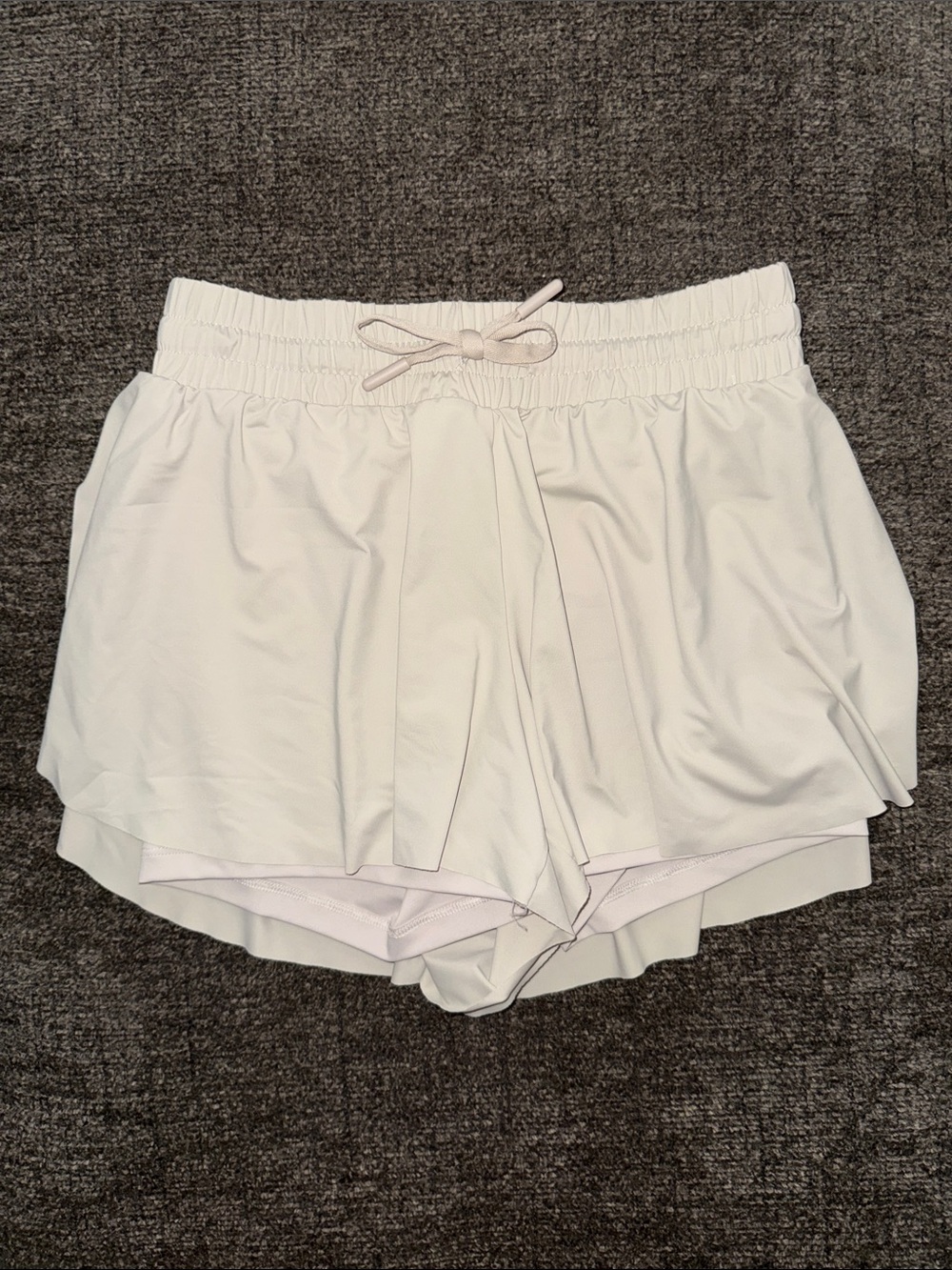 Outdoor Voices Women's Athletic Running Shorts White Size XS Like New